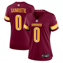 Nike Mike Sainristil Washington Commanders Women's Team Game Jersey Burgundy
