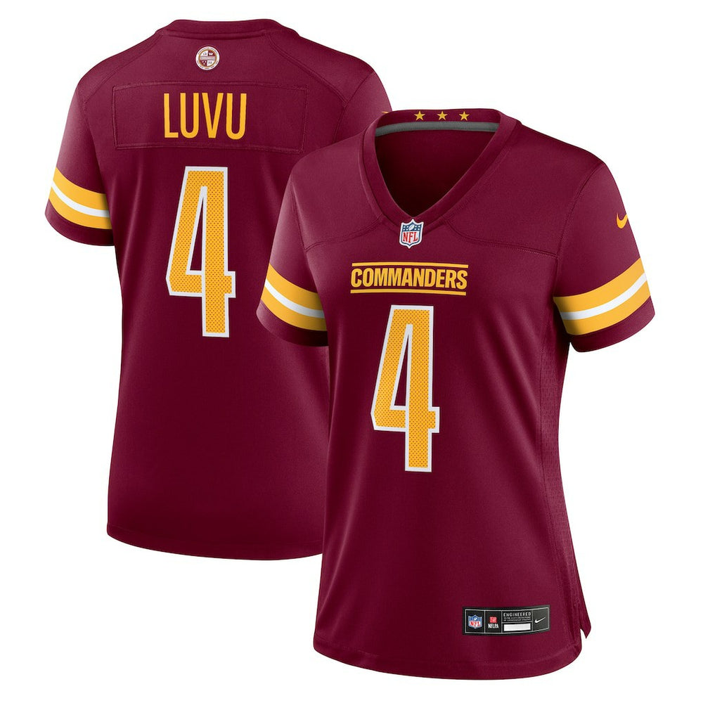 Nike Frankie Luvu Washington Commanders Women's Team Game Jersey Burgundy
