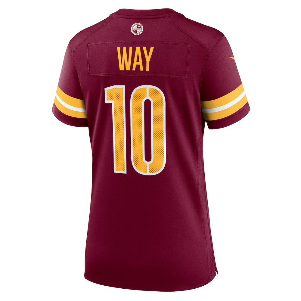 Nike Tress Way Washington Commanders Women's Team Game Jersey Burgundy