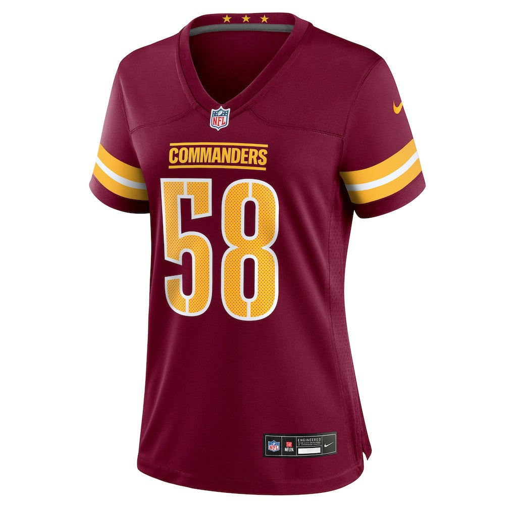 Nike Jordan Magee Washington Commanders Women's Team Game Jersey Burgundy