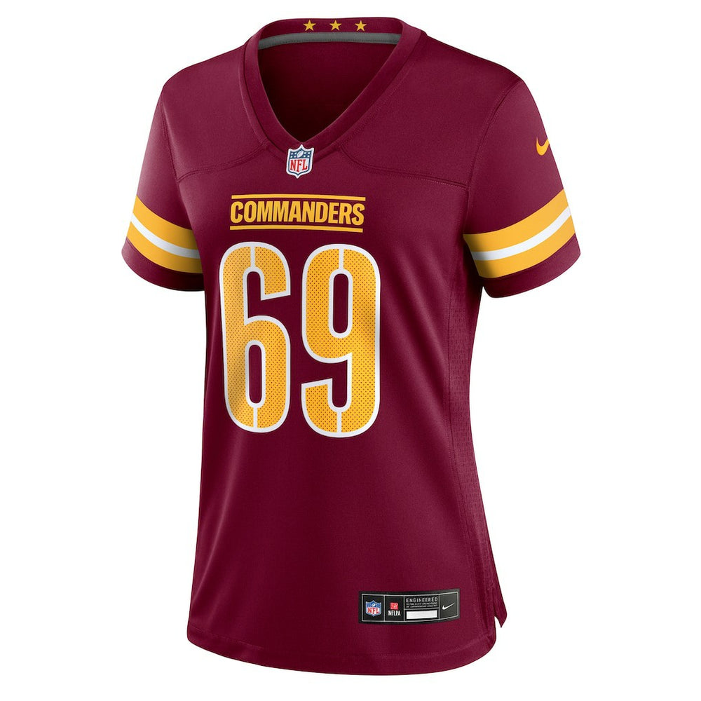 Nike Tyler Ott Washington Commanders Women's Team Game Jersey Burgundy