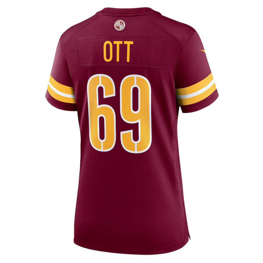 Nike Tyler Ott Washington Commanders Women's Team Game Jersey Burgundy