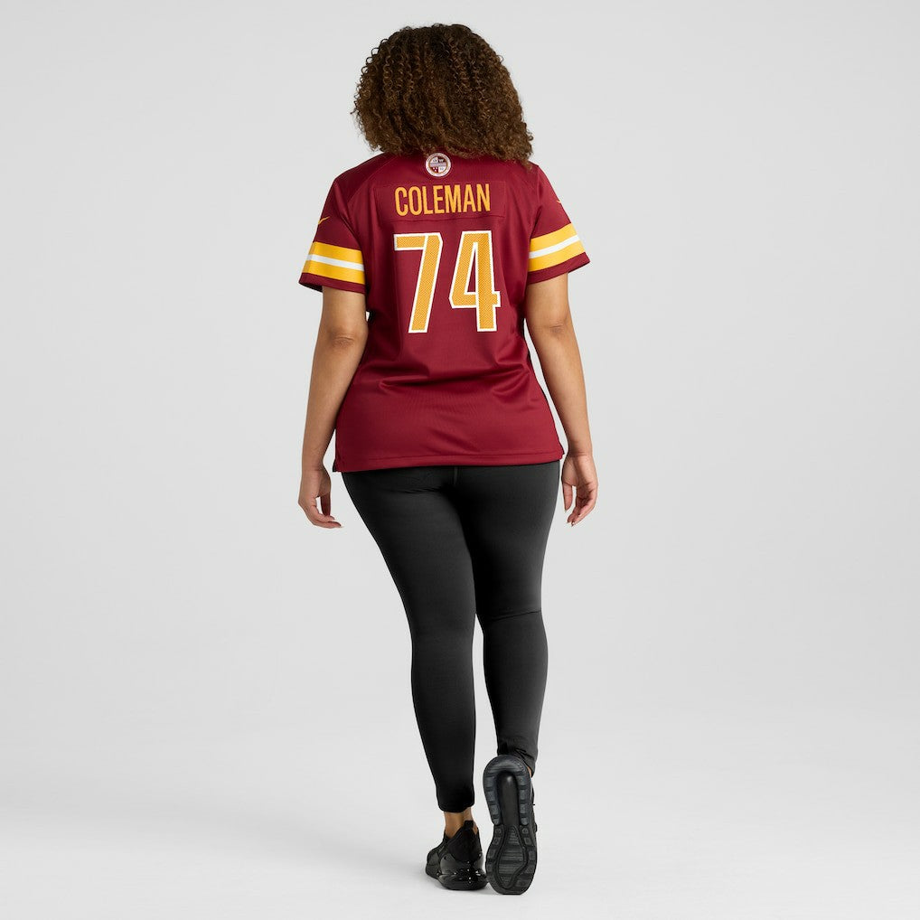 Nike Brandon Coleman Washington Commanders Women's Team Game Jersey Burgundy