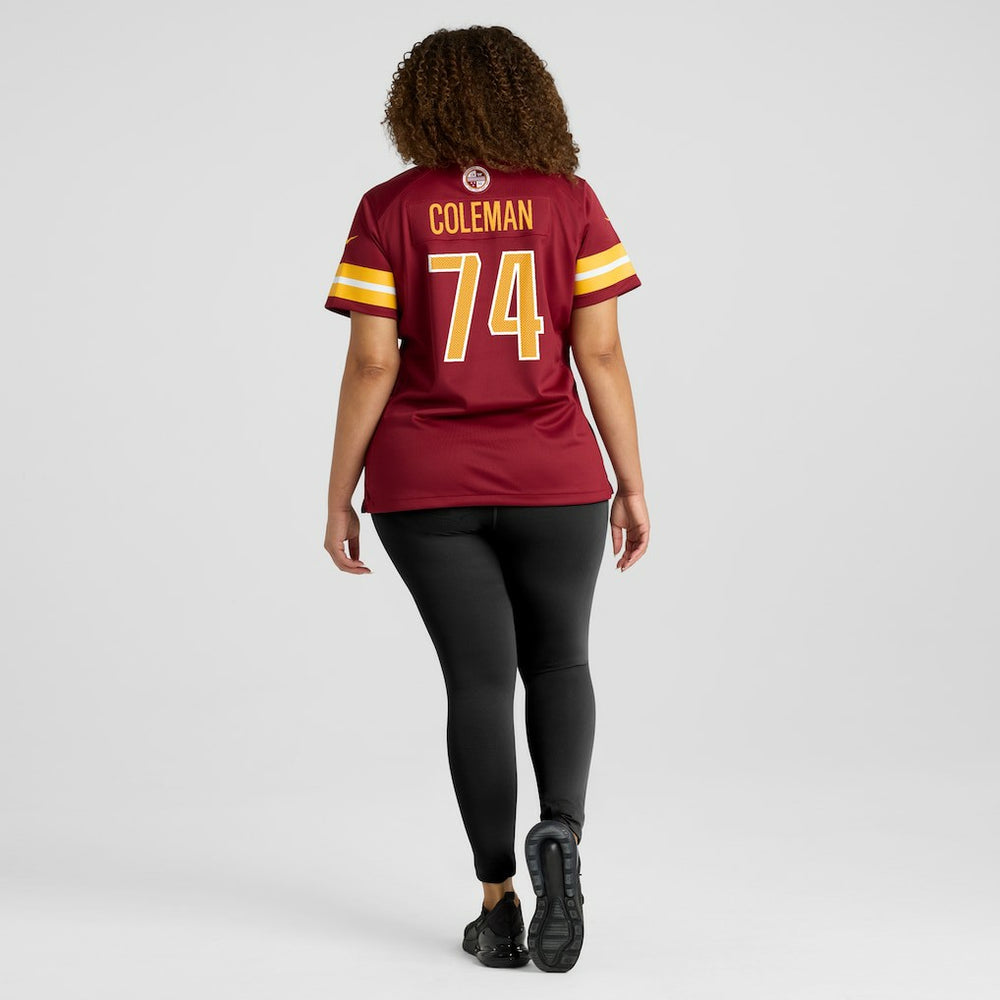 Nike Brandon Coleman Washington Commanders Women's Team Game Jersey Burgundy