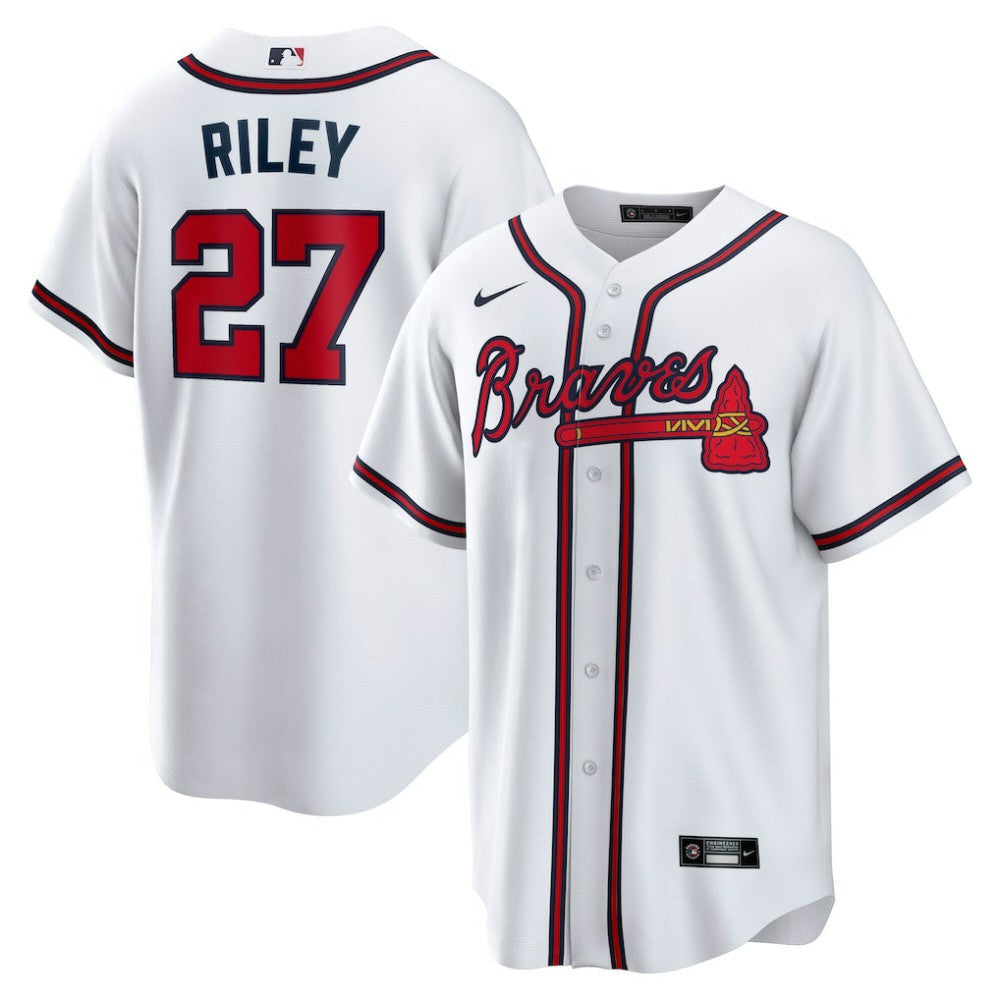 Austin Riley Atlanta Braves Nike Home Replica Player Jersey - White - Nike Online