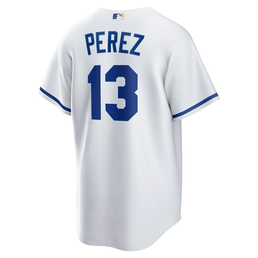 Salvador Perez Kansas City Royals Nike Home Replica Player Jersey - White - Nike Sale