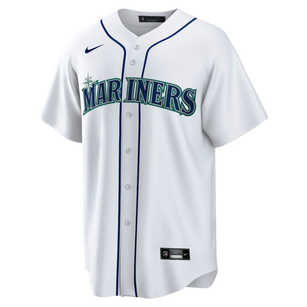 Cal Raleigh Seattle Mariners Nike Home Replica Player Jersey - White - Nike Online