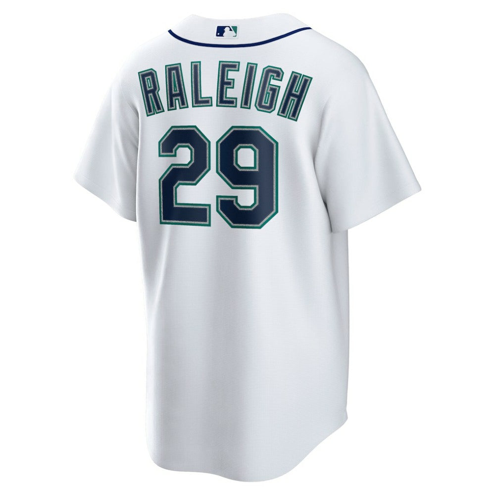 Cal Raleigh Seattle Mariners Nike Home Replica Player Jersey - White - Nike Online