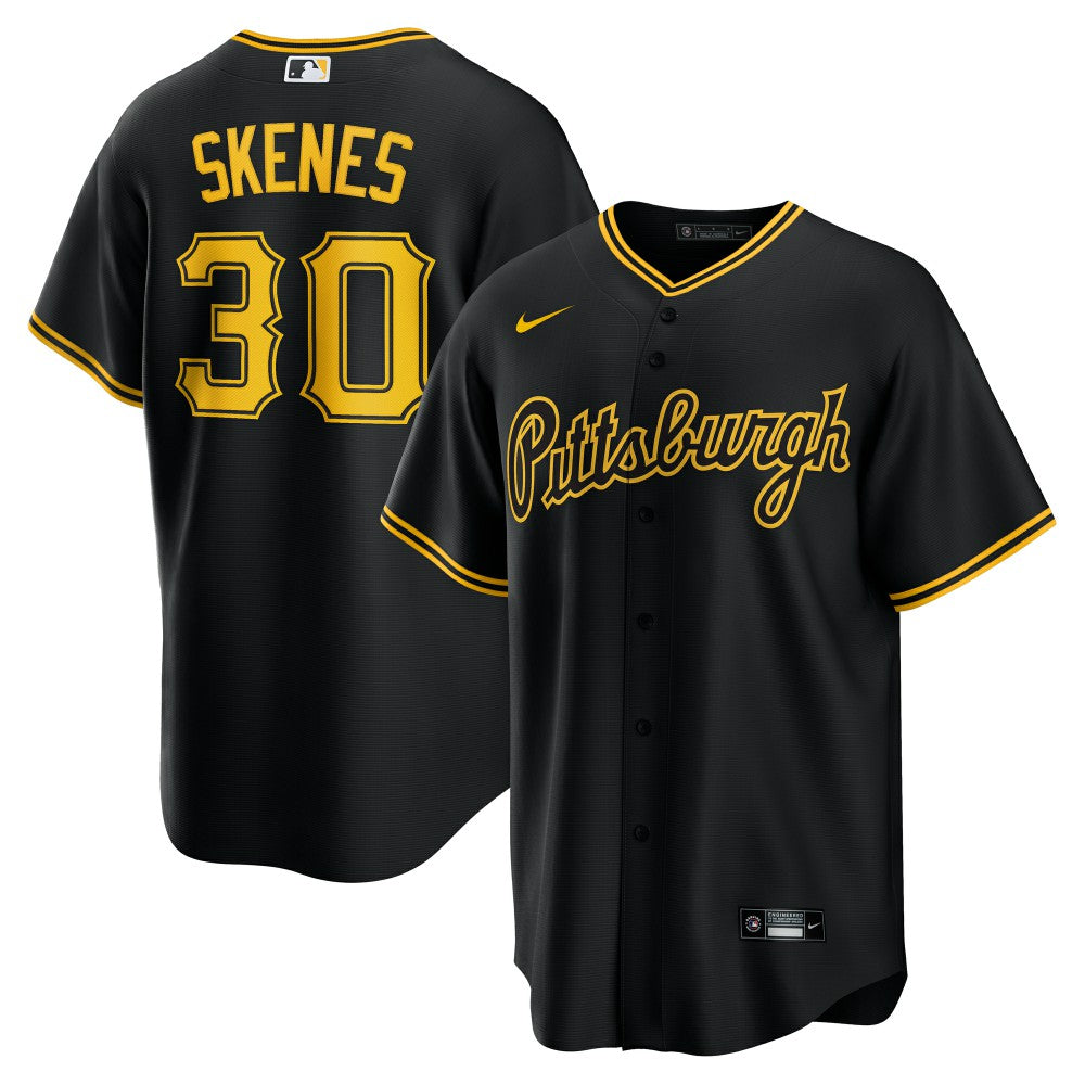 Paul Skenes Pittsburgh Pirates Nike Alternate 2 Replica Jersey - Black - Nike Sale