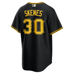Paul Skenes Pittsburgh Pirates Nike Alternate 2 Replica Jersey - Black - Nike Sale