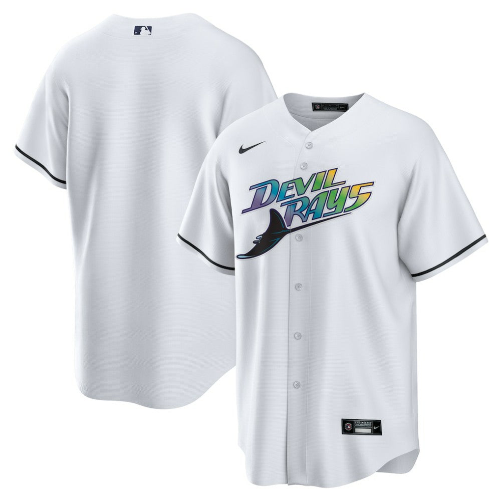 Tampa Bay Rays Nike Home Replica Team Jersey - White - Nike Online