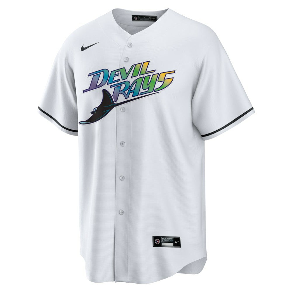 Tampa Bay Rays Nike Home Replica Team Jersey - White - Nike Online