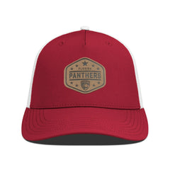 Florida Panthers Men's Levelwear Faux Leather Patch Structured Adjustable Hat - Red - NHL 202262281