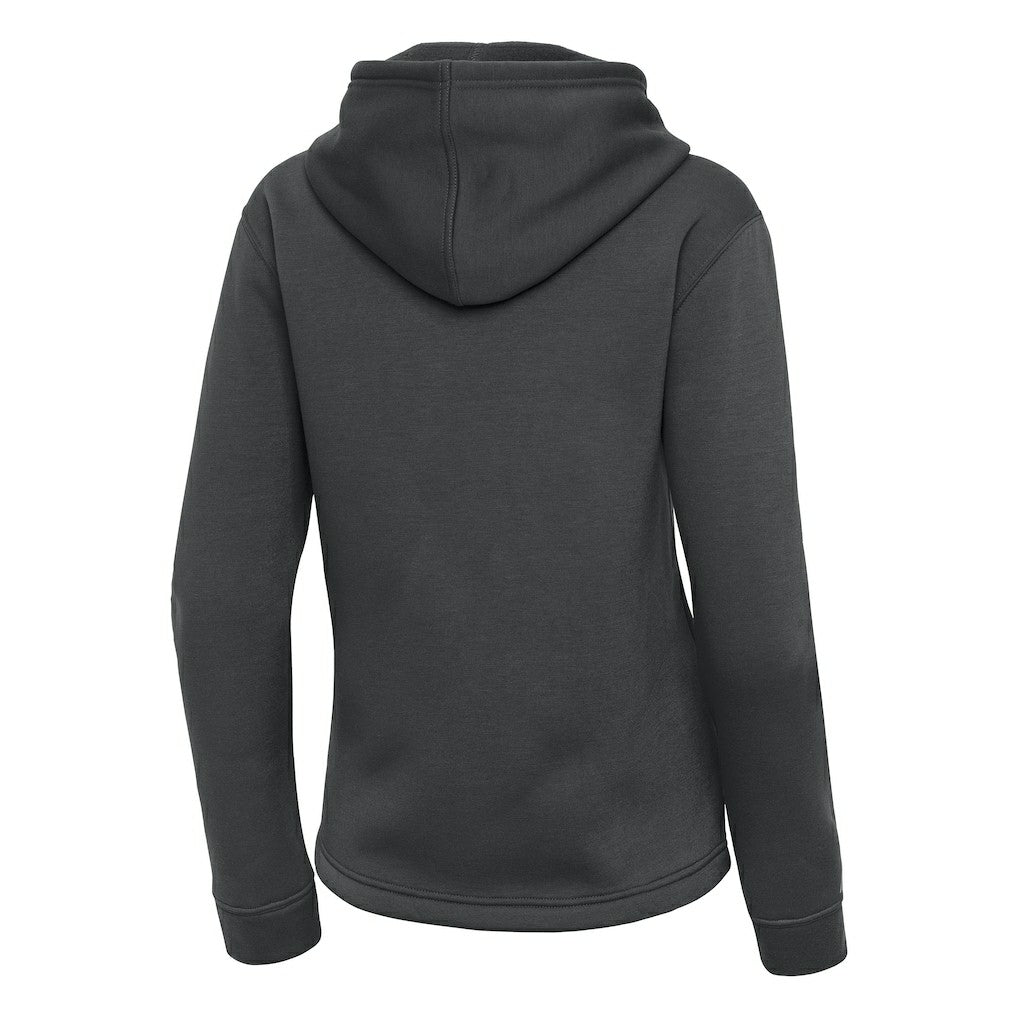 Los Angeles Chargers Antigua Women's Contemporary Quarter-Zip Hoodie Pewter