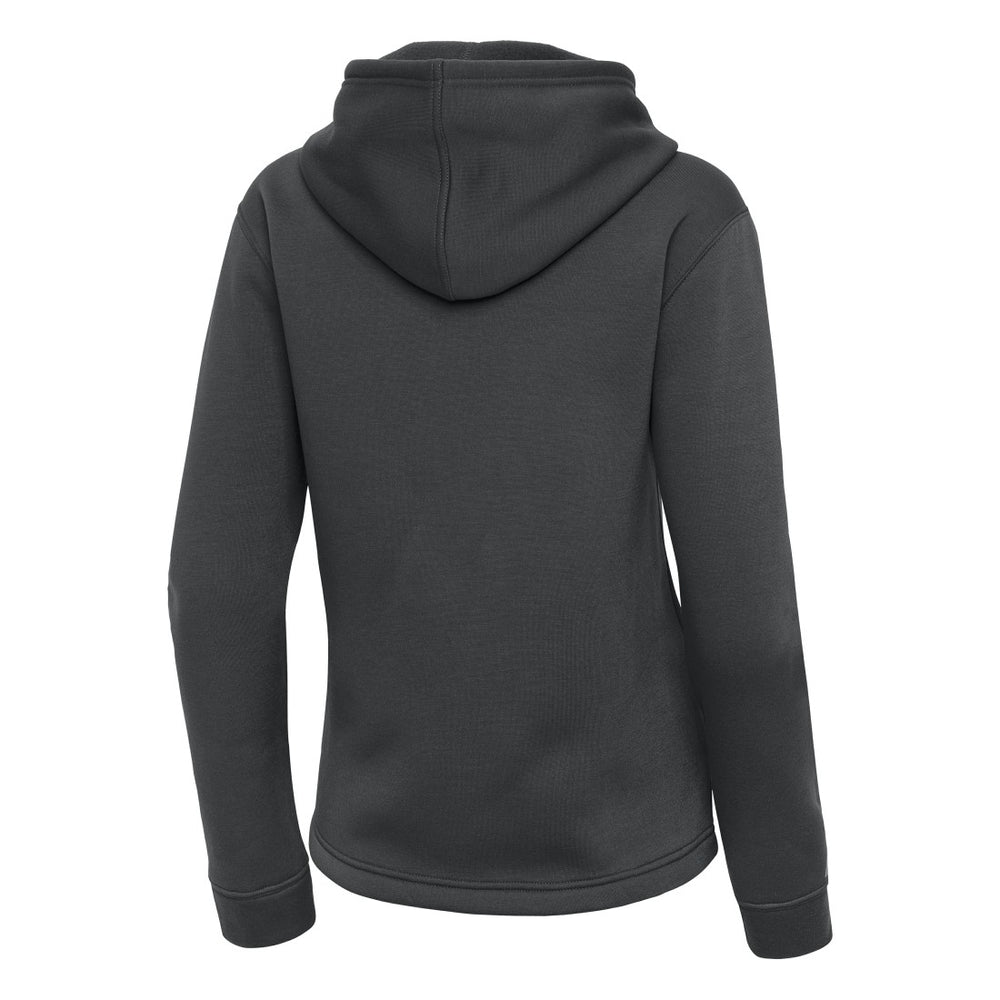 Detroit Lions Antigua Women's Contemporary Quarter-Zip Hoodie Pewter