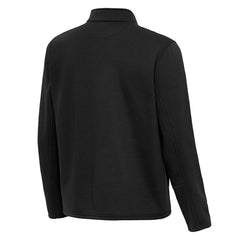 Denver Broncos Antigua Twist Quarter-Zip Pullover Jacket Black