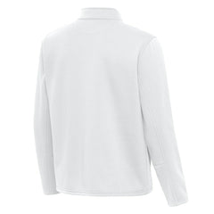 Seattle Seahawks Antigua Twist Quarter-Zip Pullover Jacket White