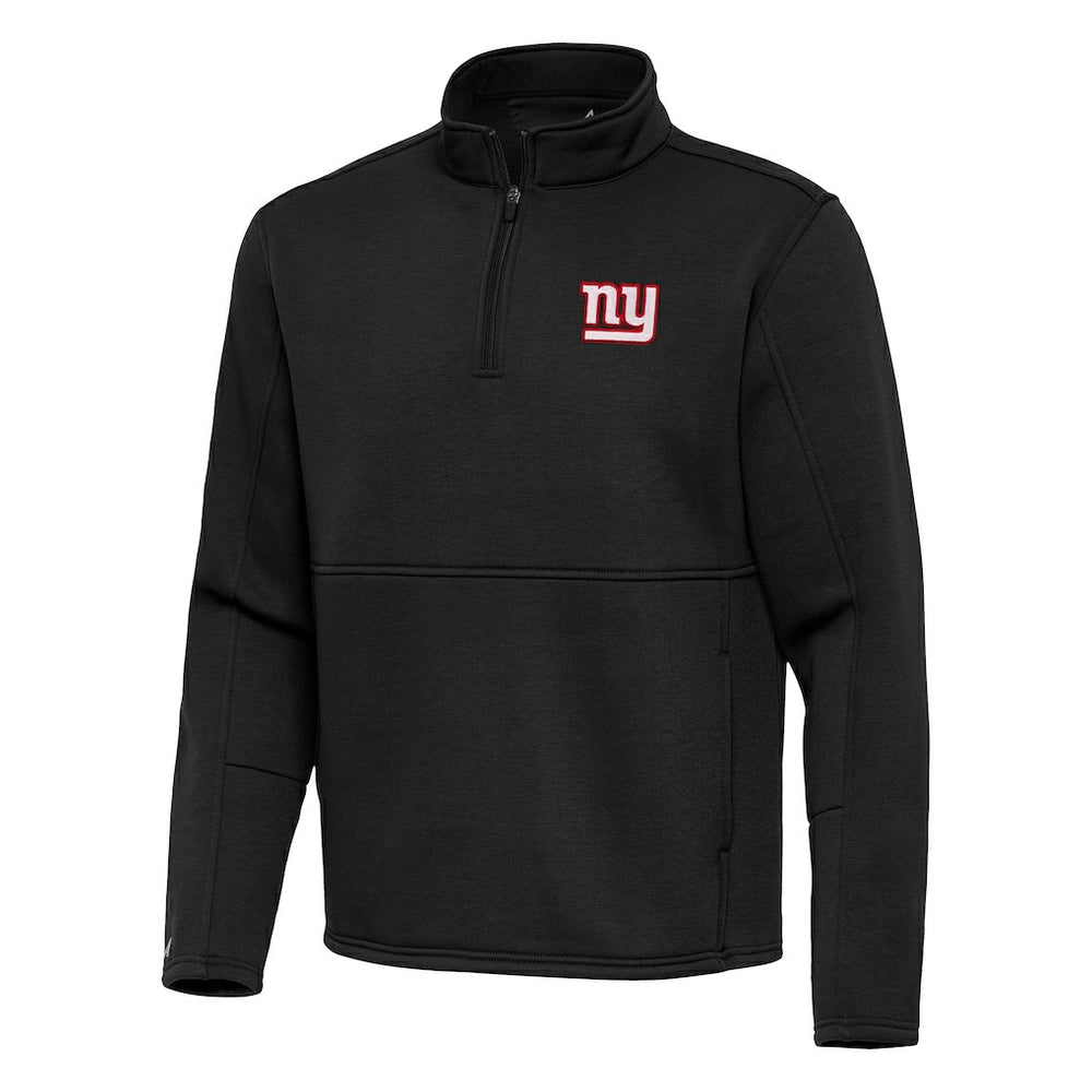 New York Giants Antigua Twist Quarter-Zip Pullover Jacket Black