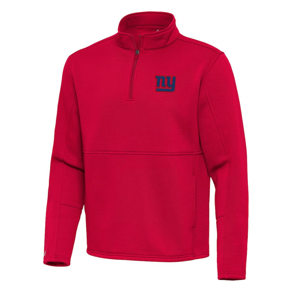 New York Giants Antigua Twist Quarter-Zip Pullover Jacket Red