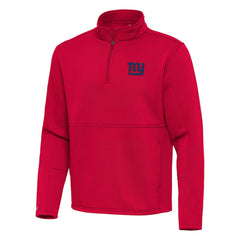 New York Giants Antigua Twist Quarter-Zip Pullover Jacket Red