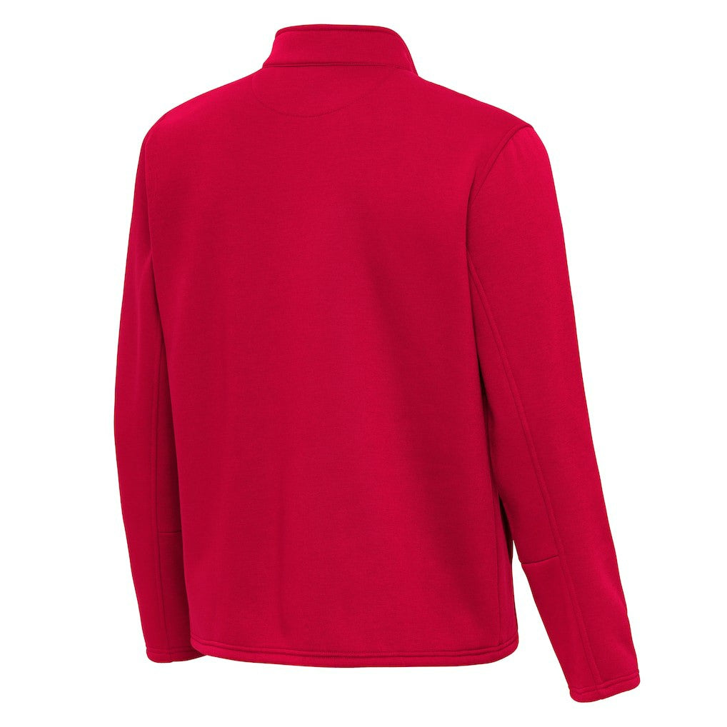 New York Giants Antigua Twist Quarter-Zip Pullover Jacket Red