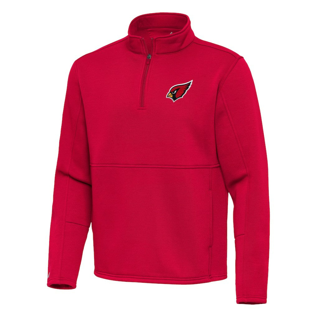 Arizona Cardinals Antigua Twist Quarter-Zip Pullover Jacket Red