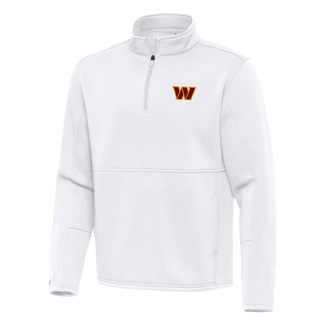 Washington Commanders Antigua Twist Quarter-Zip Pullover Jacket White