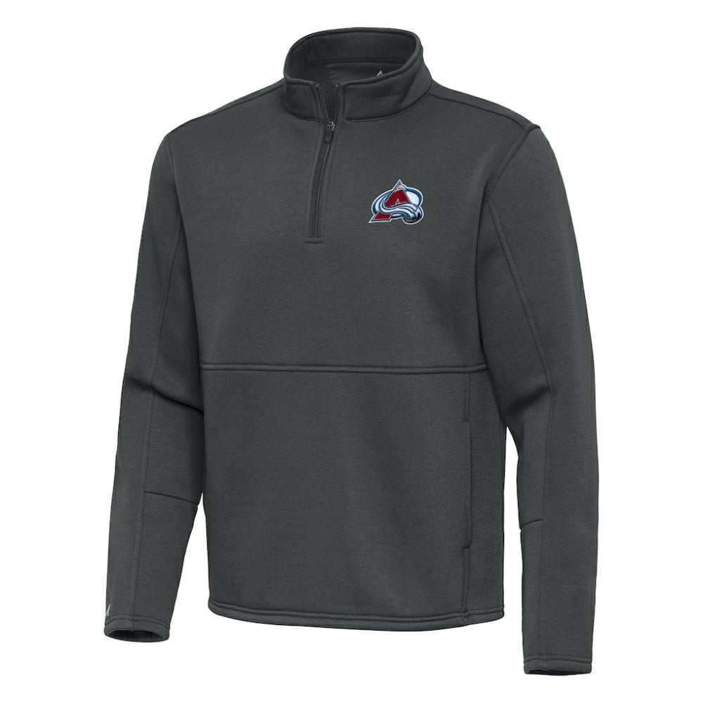 Colorado Avalanche Antigua Twist Quarter-Zip Pullover Jacket - Silver - NHL 202264695