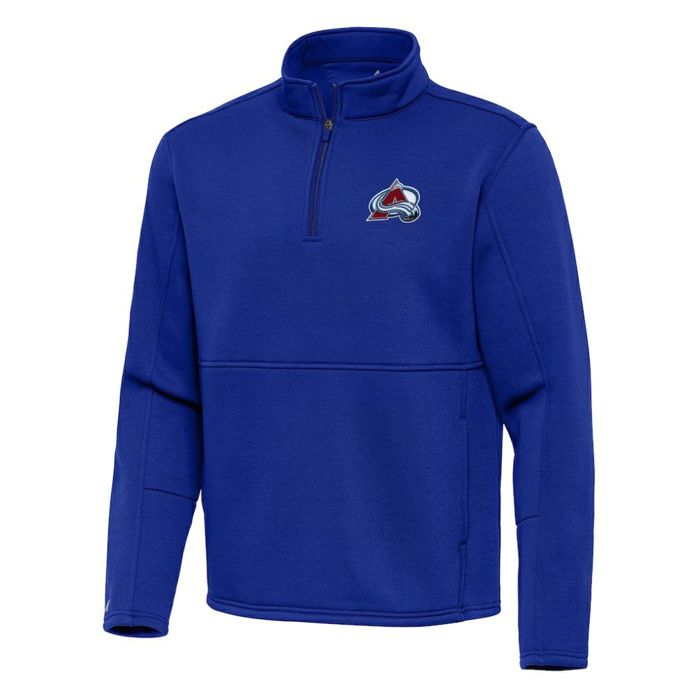 Colorado Avalanche Antigua Twist Quarter-Zip Pullover Jacket - Navy - NHL 202264696