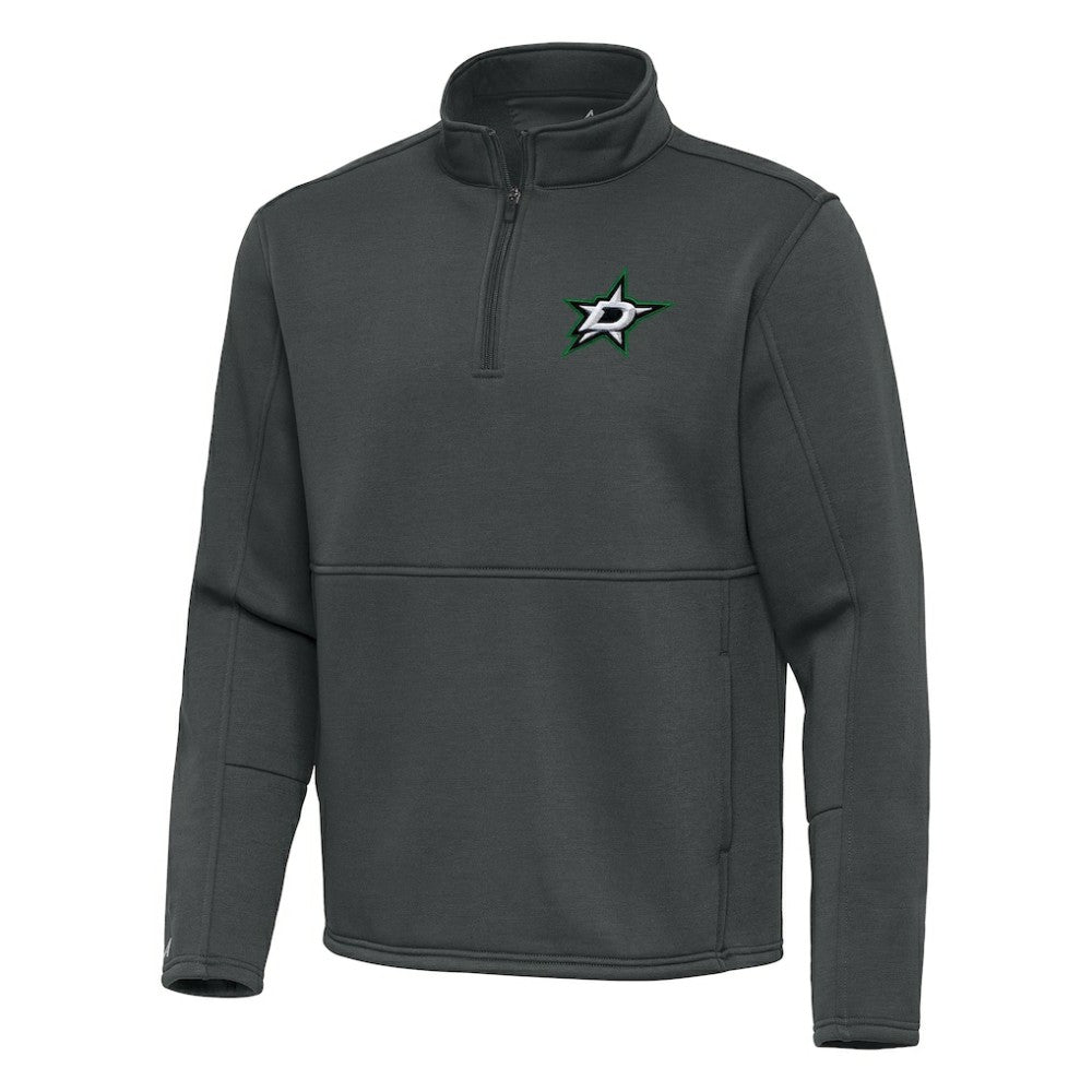 Dallas Stars Antigua Twist Quarter-Zip Pullover Jacket - Silver - NHL 202264704