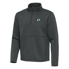 Dallas Stars Antigua Twist Quarter-Zip Pullover Jacket - Silver - NHL 202264704