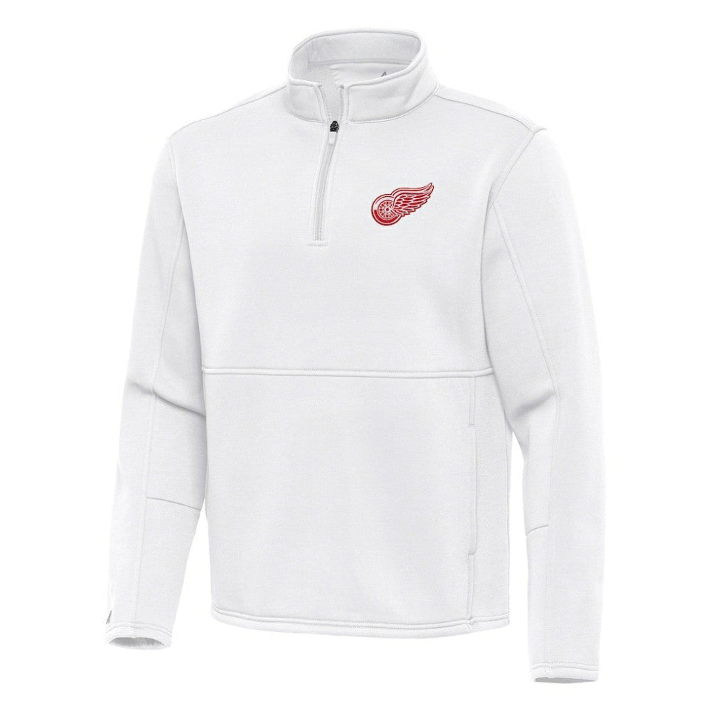 Detroit Red Wings Antigua Twist Quarter-Zip Pullover Jacket - White - NHL 202264705