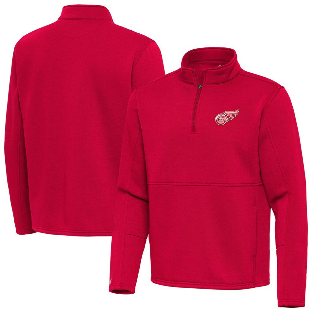 Detroit Red Wings Antigua Twist Quarter-Zip Pullover Jacket - Red - NHL 202264711
