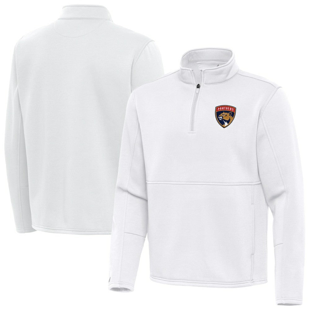 Florida Panthers Antigua Twist Quarter-Zip Pullover Jacket - White - NHL 202264720
