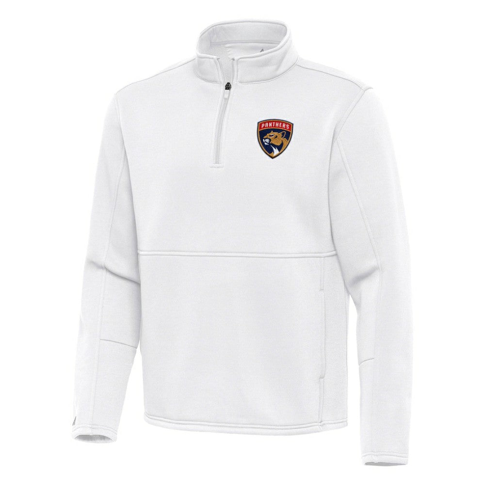 Florida Panthers Antigua Twist Quarter-Zip Pullover Jacket - White - NHL 202264720