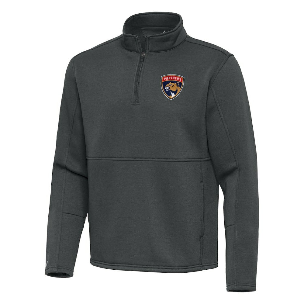 Florida Panthers Antigua Twist Quarter-Zip Pullover Jacket - Pewter - NHL 202264726