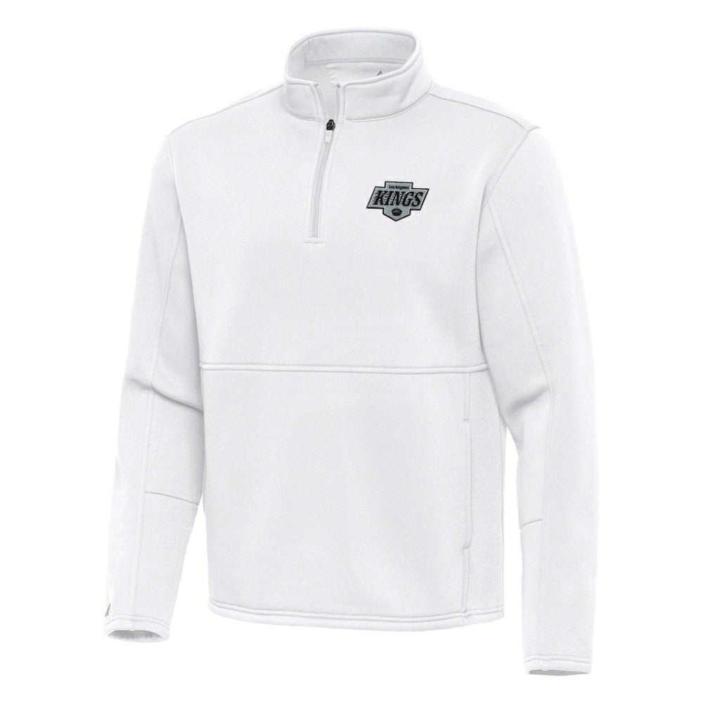 Los Angeles Kings Antigua Twist Quarter-Zip Pullover Jacket - White - NHL 202264735