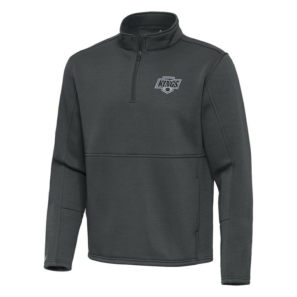 Los Angeles Kings Antigua Twist Quarter-Zip Pullover Jacket - Silver - NHL 202264736