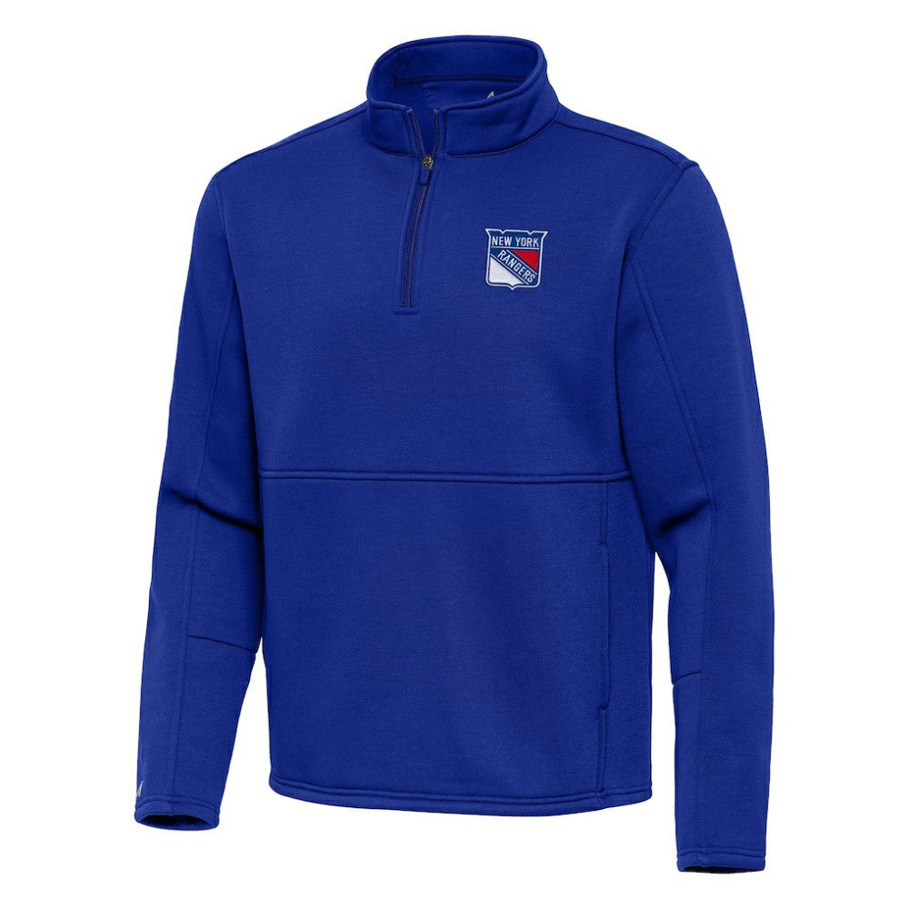 New York Rangers Antigua Twist Quarter-Zip Pullover Jacket - Blue - NHL 202264759
