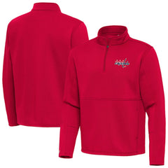 Washington Capitals Antigua Twist Quarter-Zip Pullover Jacket - Red - NHL 202264785