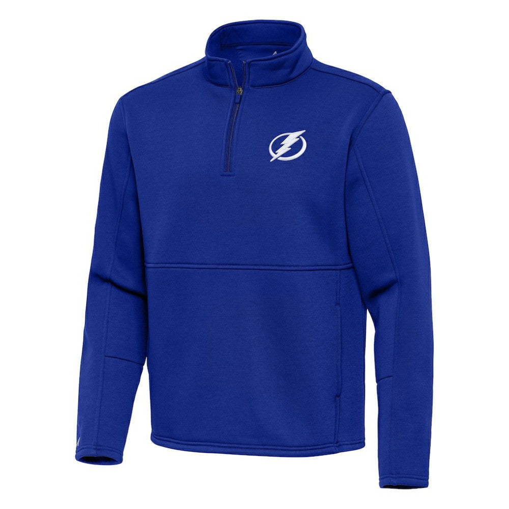 Tampa Bay Lightning Antigua Twist Quarter-Zip Pullover Jacket - Blue - NHL 202264799