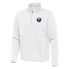 Buffalo Sabres Antigua Twist Quarter-Zip Pullover Jacket - White - NHL 202264803