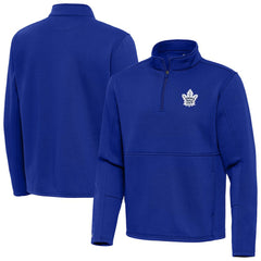 Toronto Maple Leafs Antigua Twist Quarter-Zip Pullover Jacket - Blue - NHL 202264805