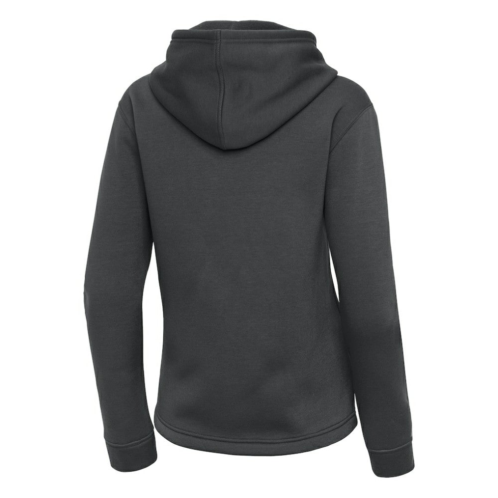 Seattle Mariners Antigua Women's Contemporary Quarter-Zip Hoodie - Pewter - MLB Discount