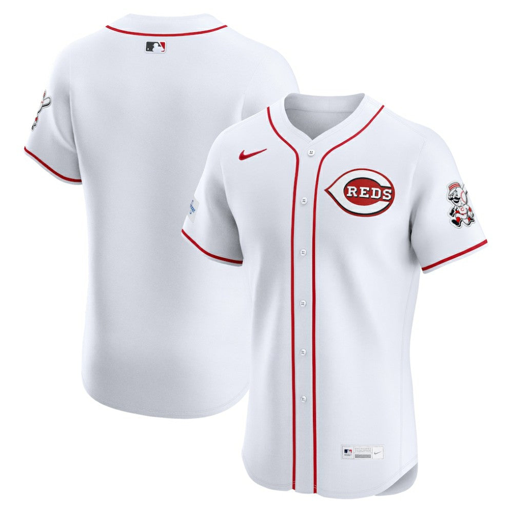 Cincinnati Reds Nike Home Elite Jersey - White - Nike on Sale