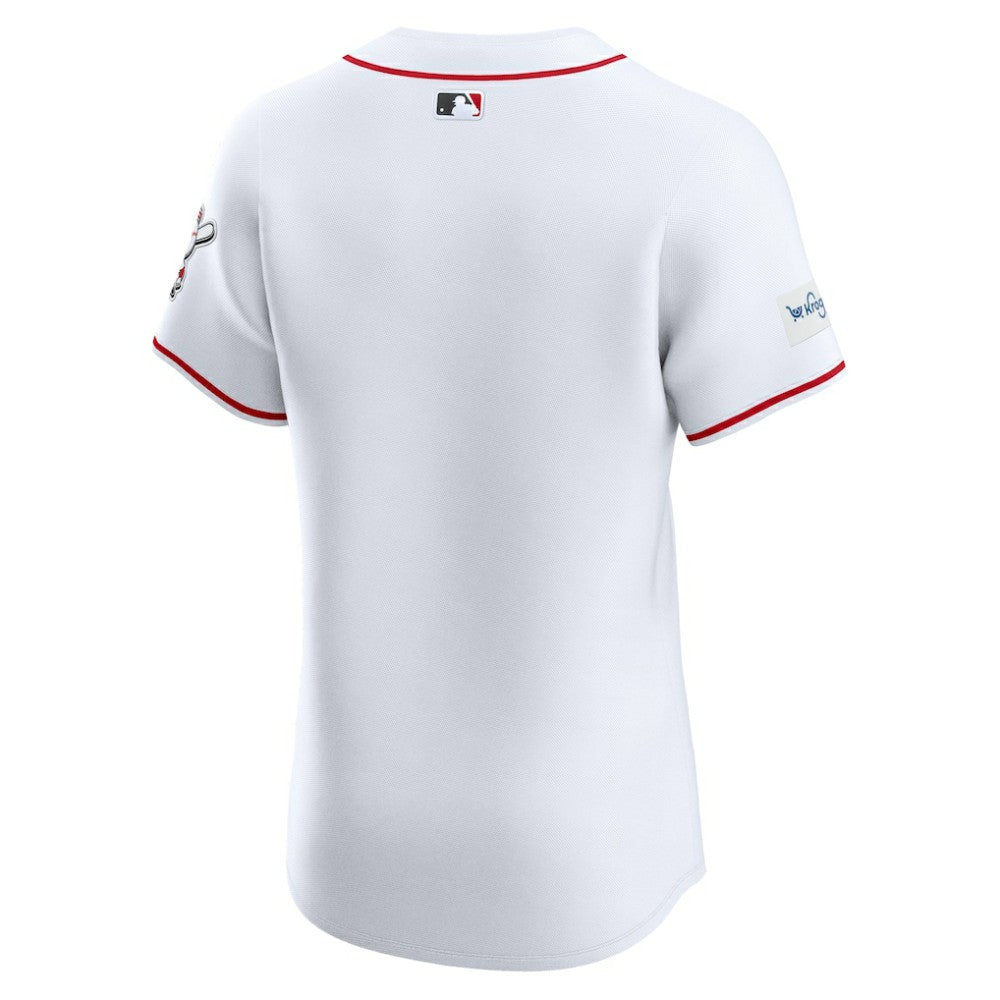 Cincinnati Reds Nike Home Elite Jersey - White - Nike on Sale