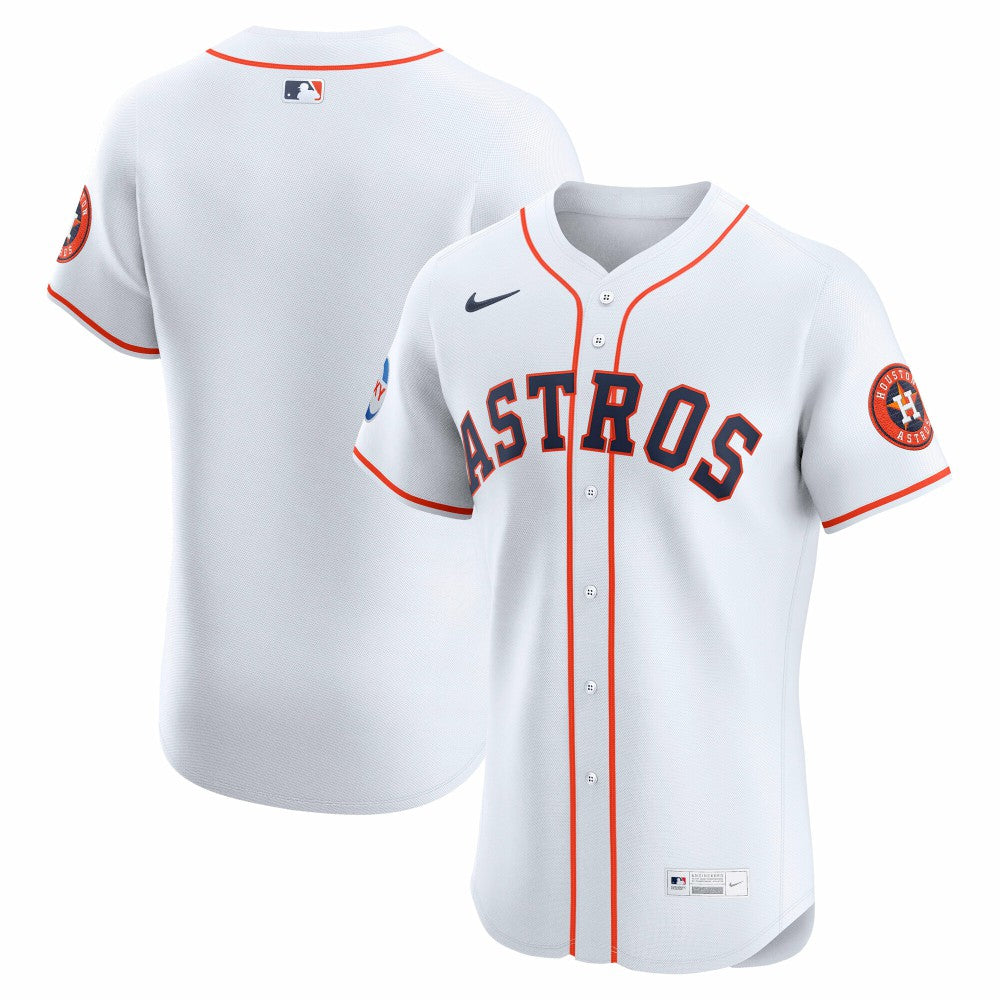 Houston Astros Nike Home Elite Jersey - White - Nike Online
