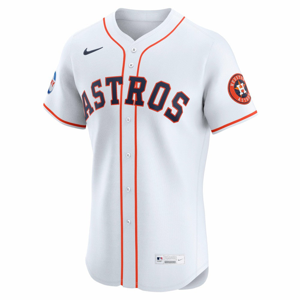Houston Astros Nike Home Elite Jersey - White - Nike Online