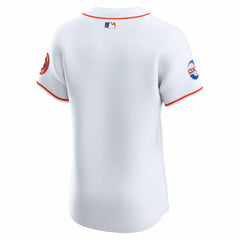 Houston Astros Nike Home Elite Jersey - White - Nike Online