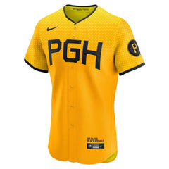 Pittsburgh Pirates Nike City Connect  Elite Jersey - Gold - Nike on Sale